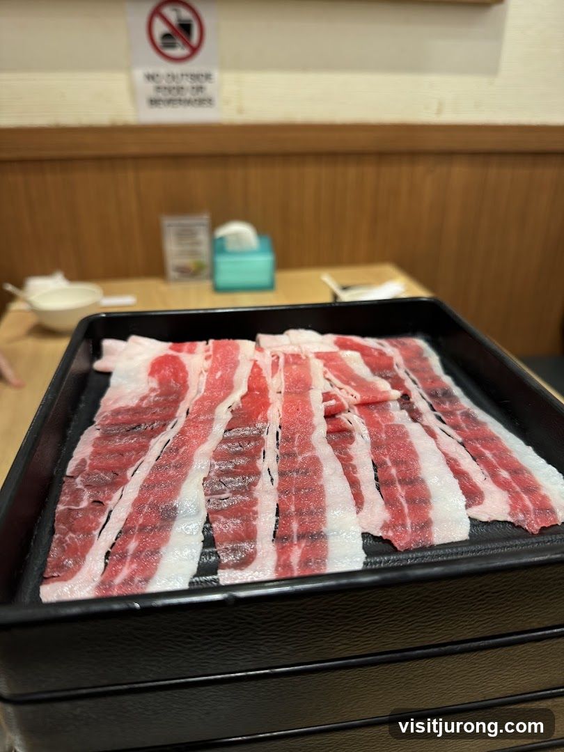 Thinly Sliced Raw Beef