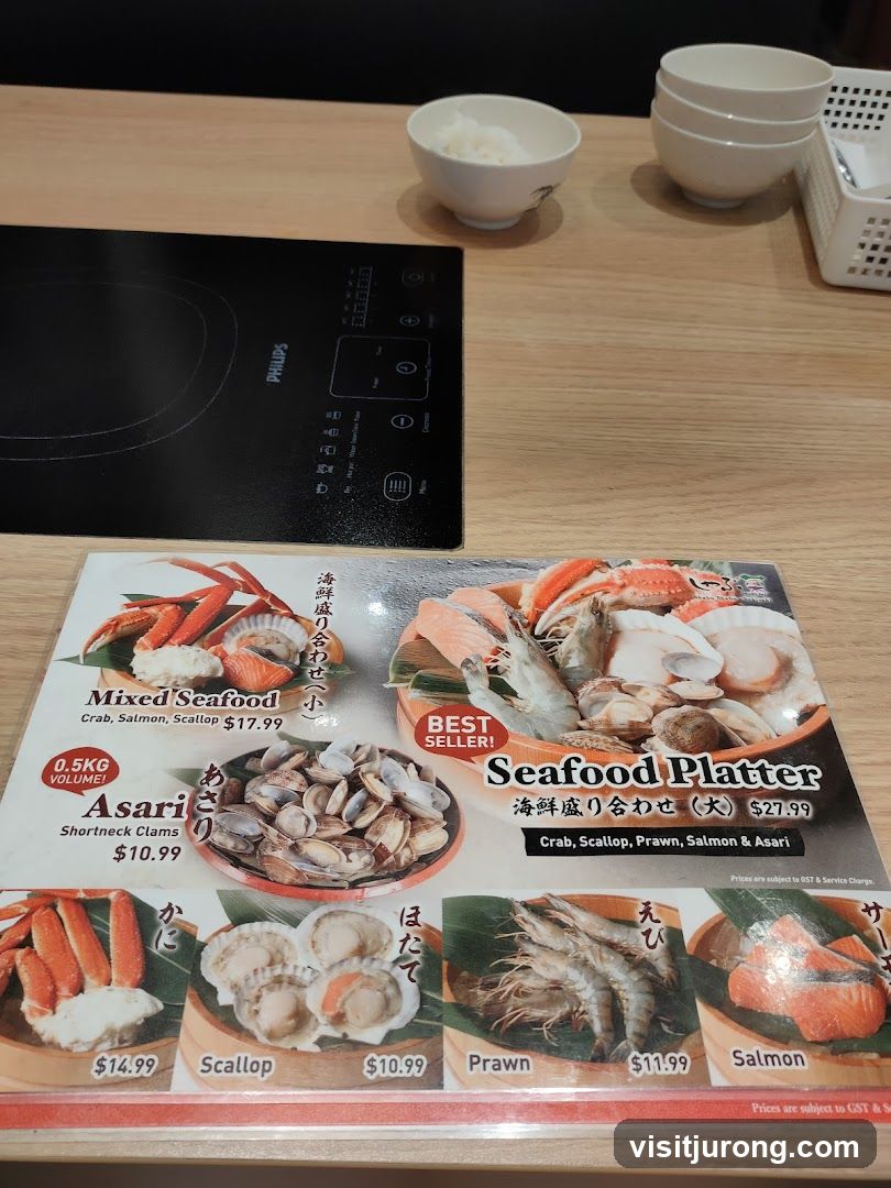 Seafood Menu
