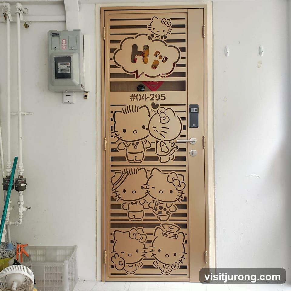 Hello Kitty Themed Door