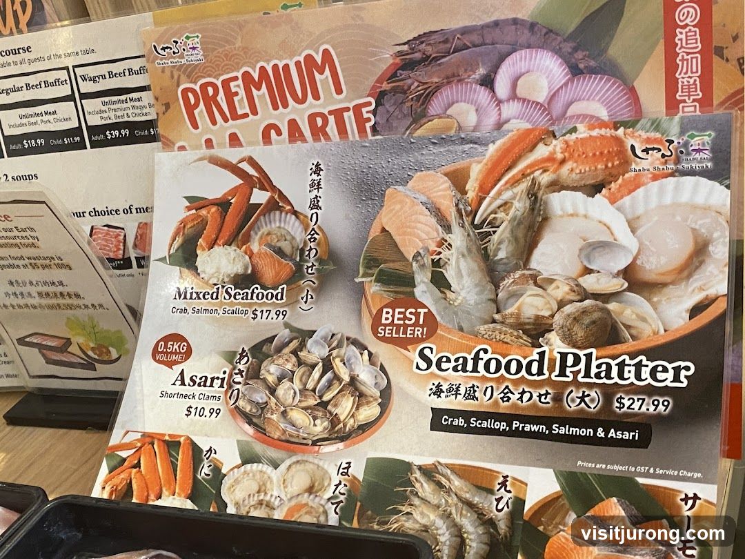 Premium A La Carte Menu
