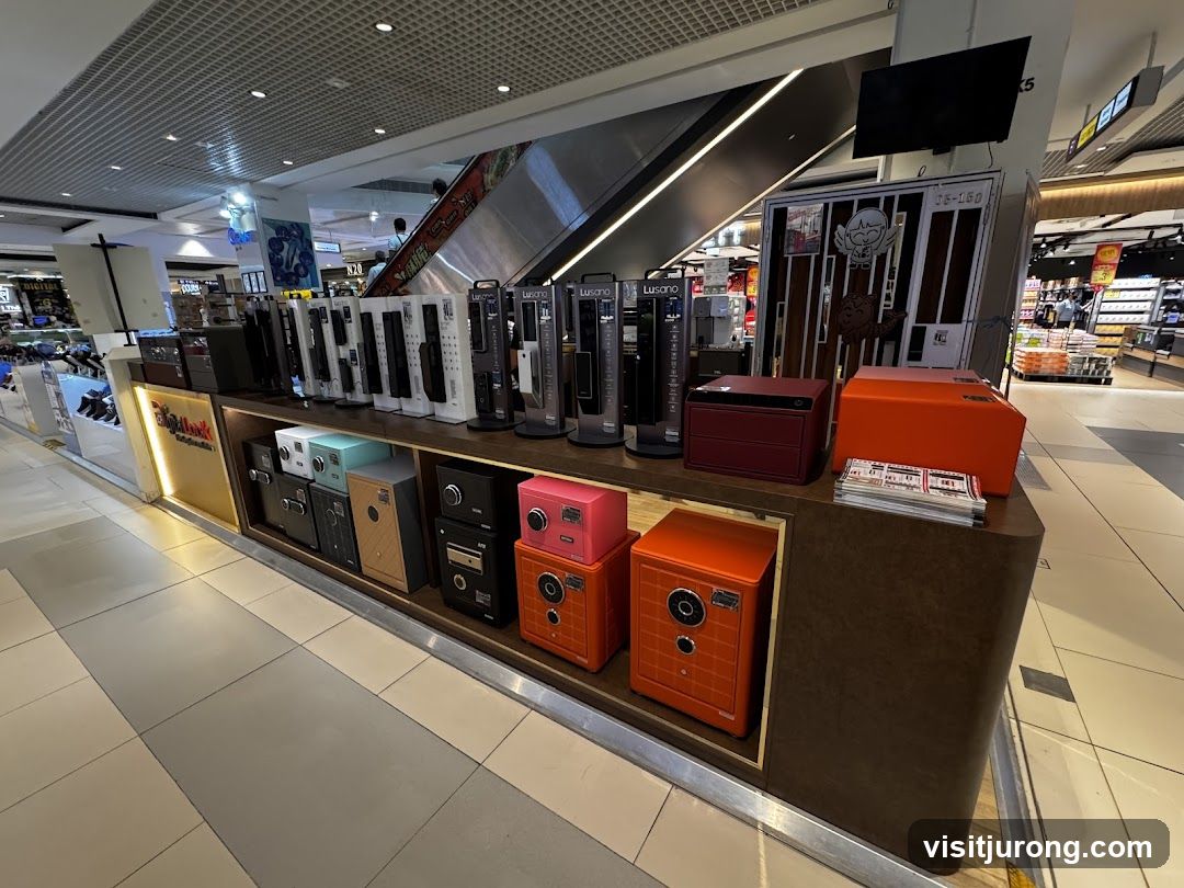 Display of Safes and Digital Locks