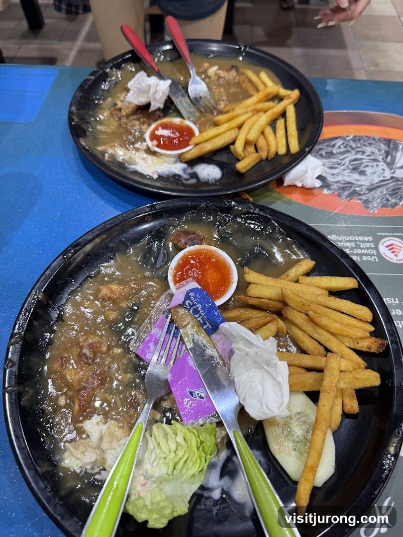 Leftover Food on Plates