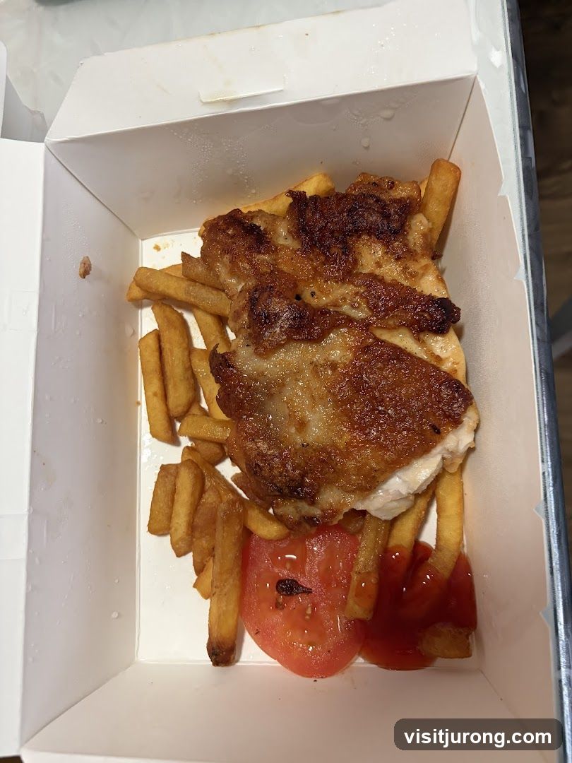 Fried Chicken and Fries