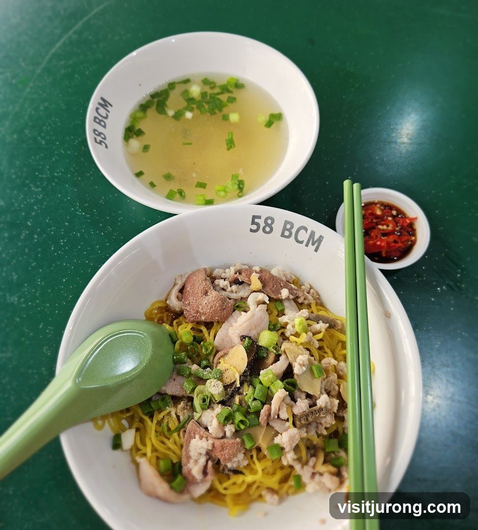 Noodles with Pork and Soup