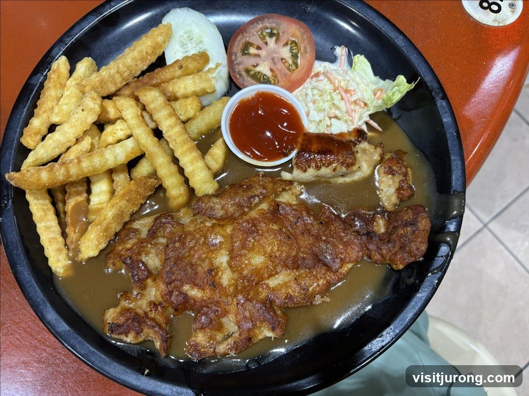 Chicken Chop with Fries