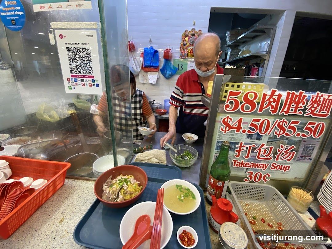 Minced Meat Noodles Stall