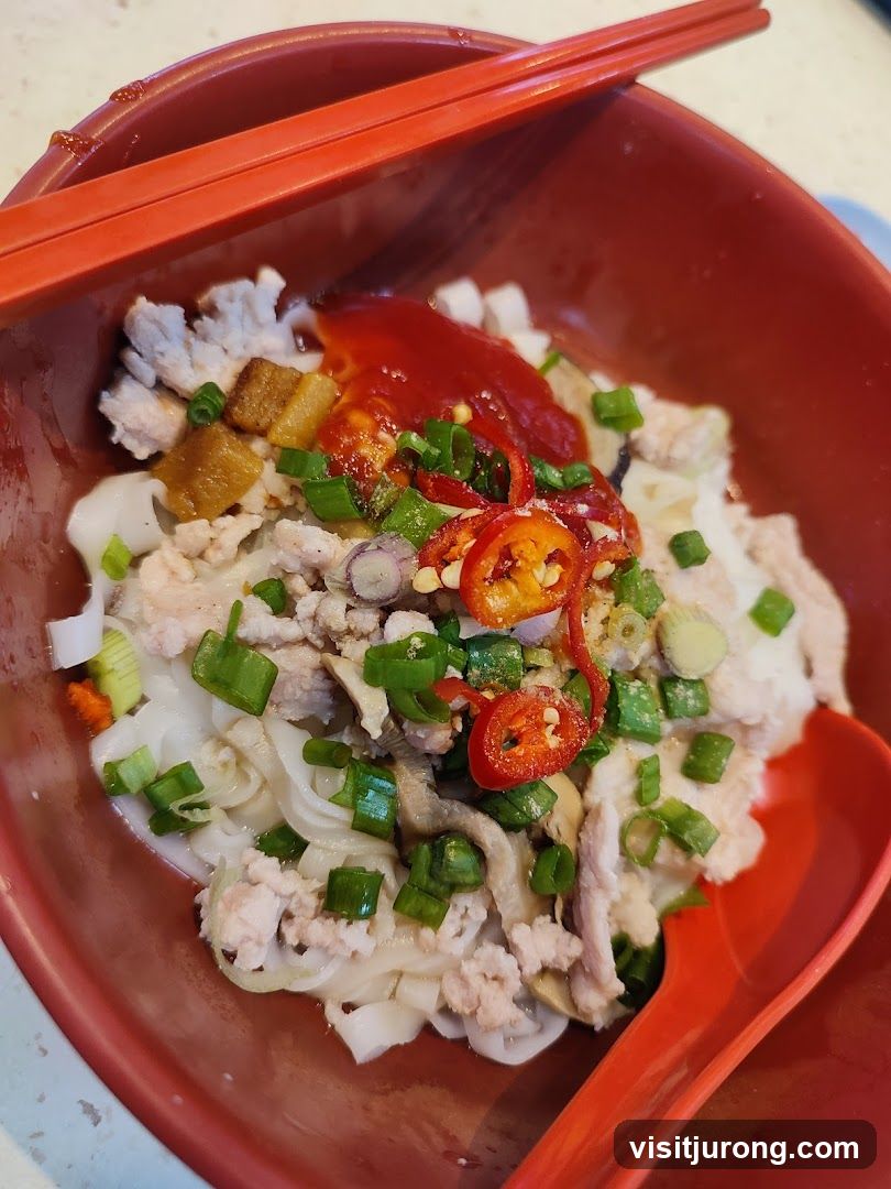 Noodles with Minced Pork and Chili