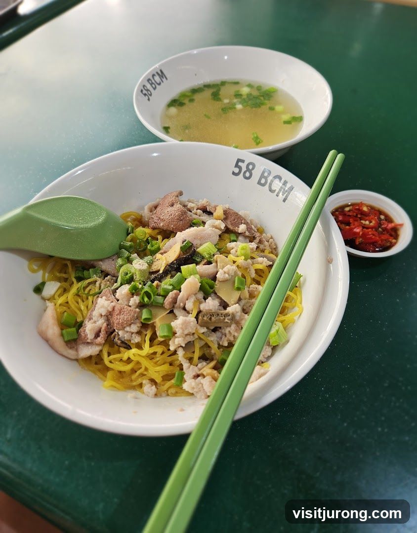 Noodles with Pork and Soup