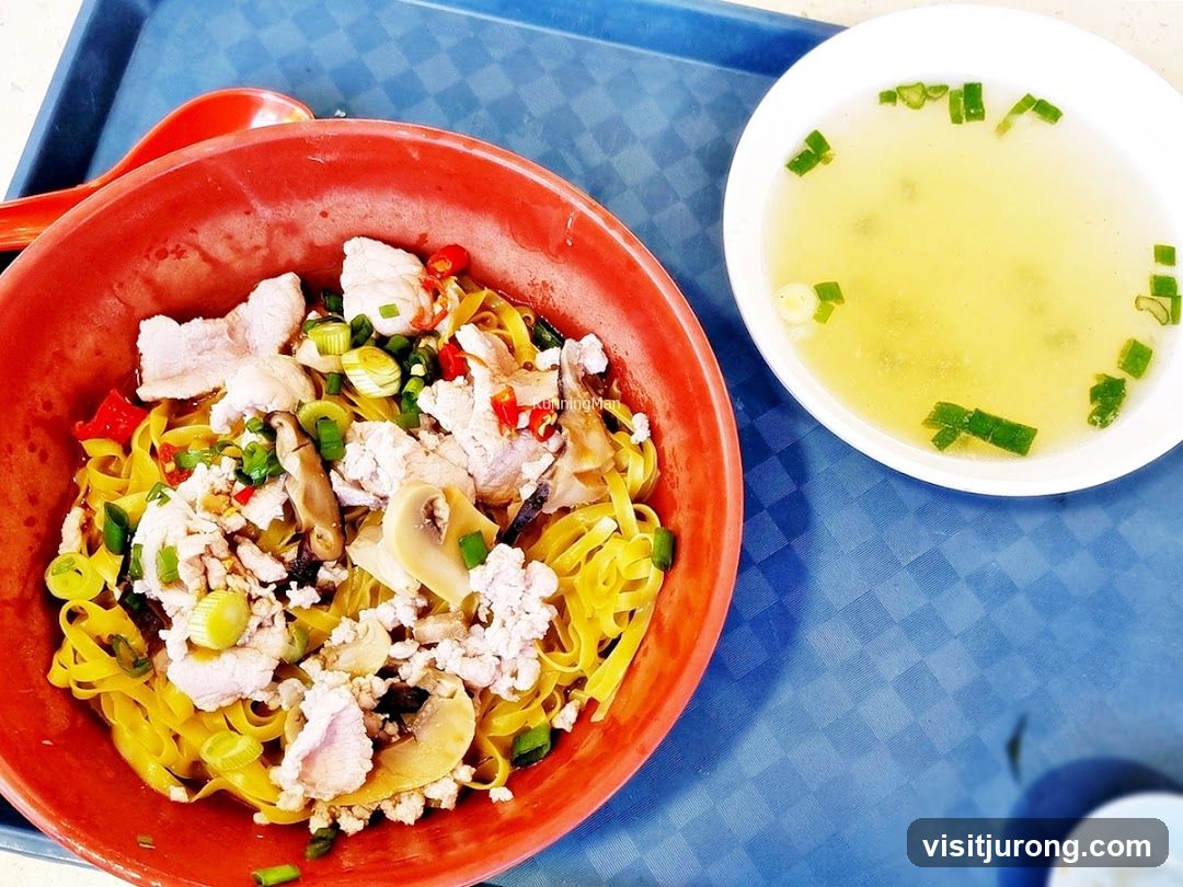Noodles with Pork and Mushrooms