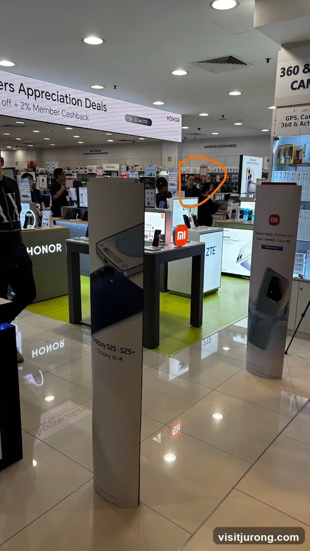 Electronics Store Display