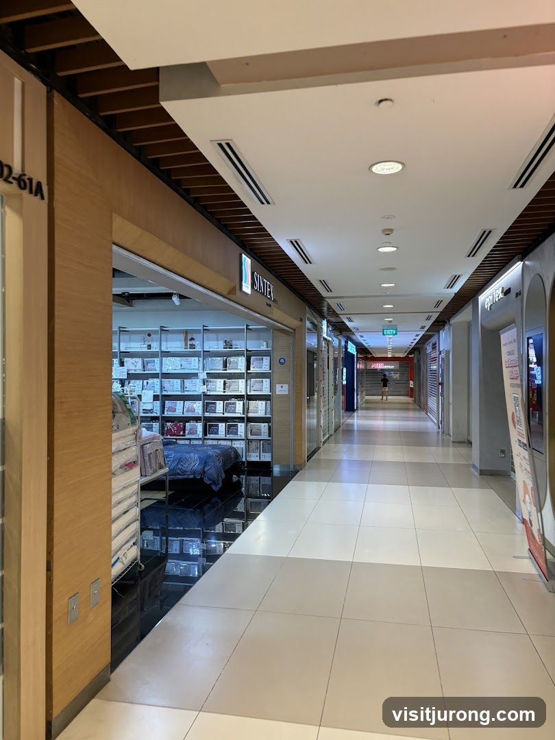 Indoor Shopping Mall Corridor