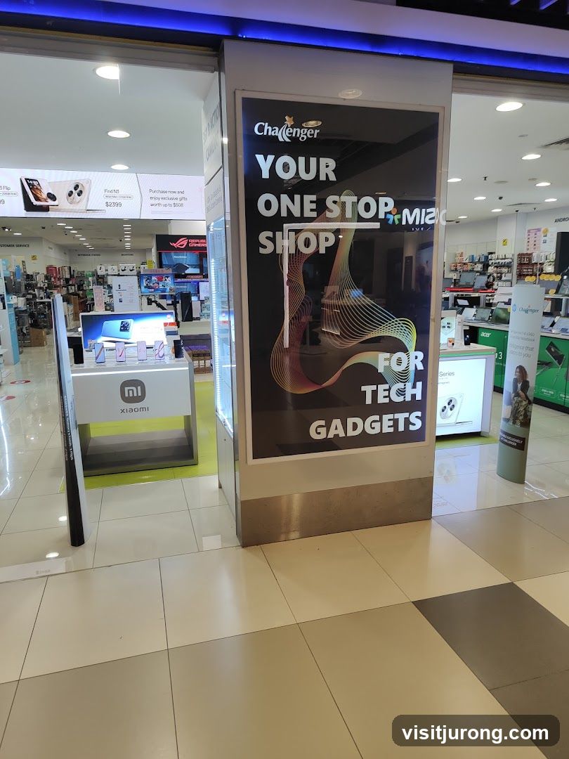 Challenger Tech Gadgets Store Advertisement