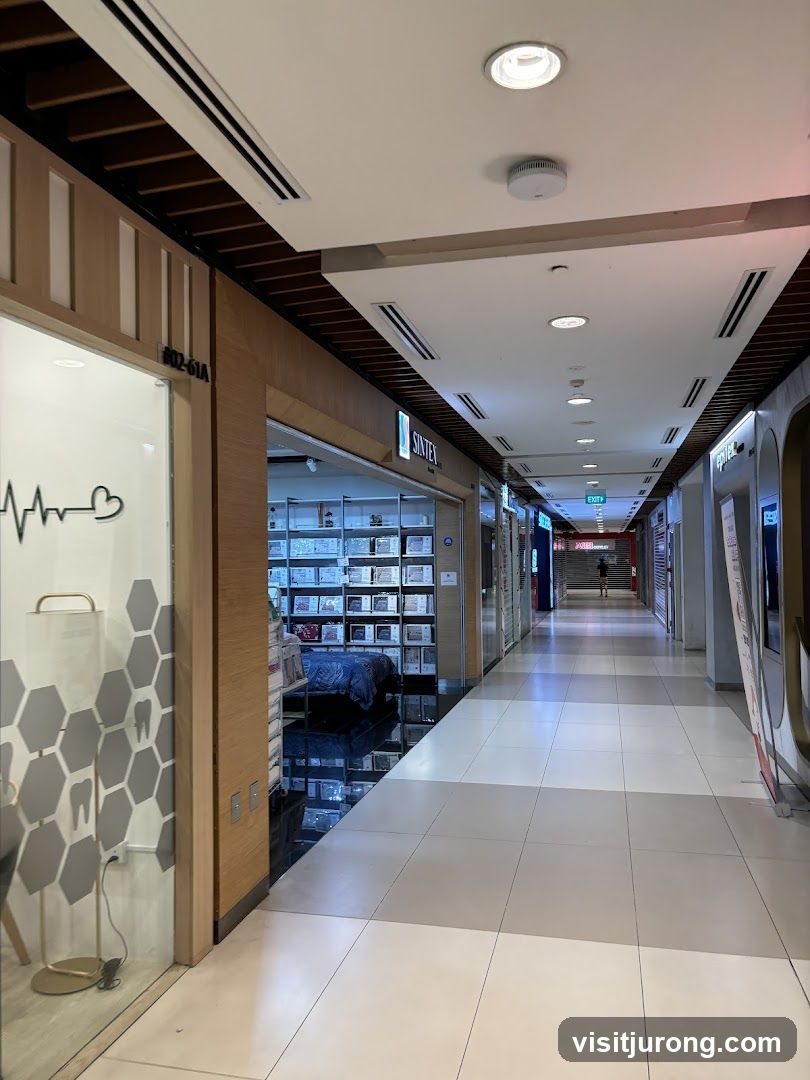 Indoor Shopping Mall Corridor