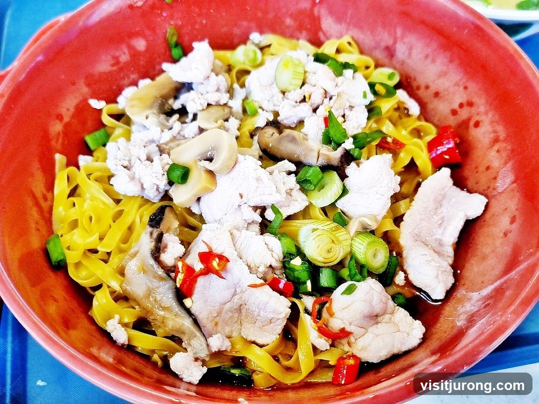 Noodles with Meat and Mushrooms