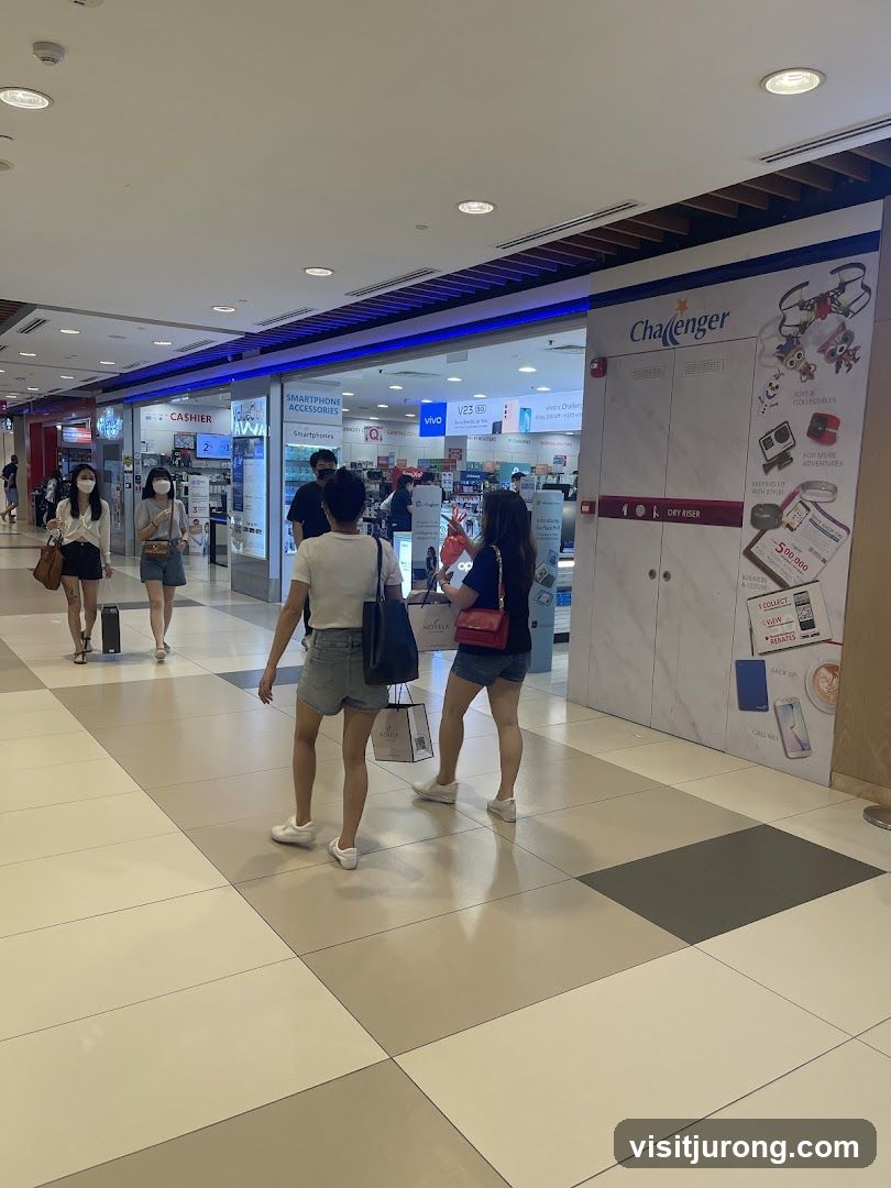 Electronics Store Interior