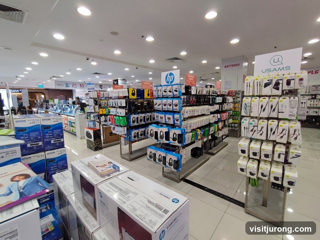 Electronics Store Interior