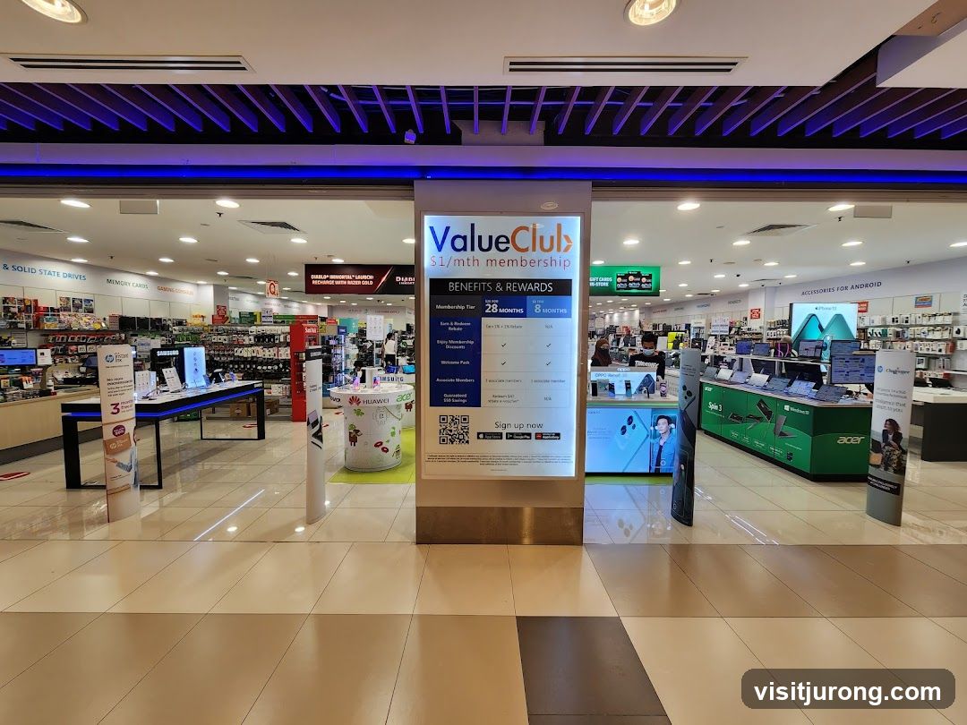 Electronics Store Interior