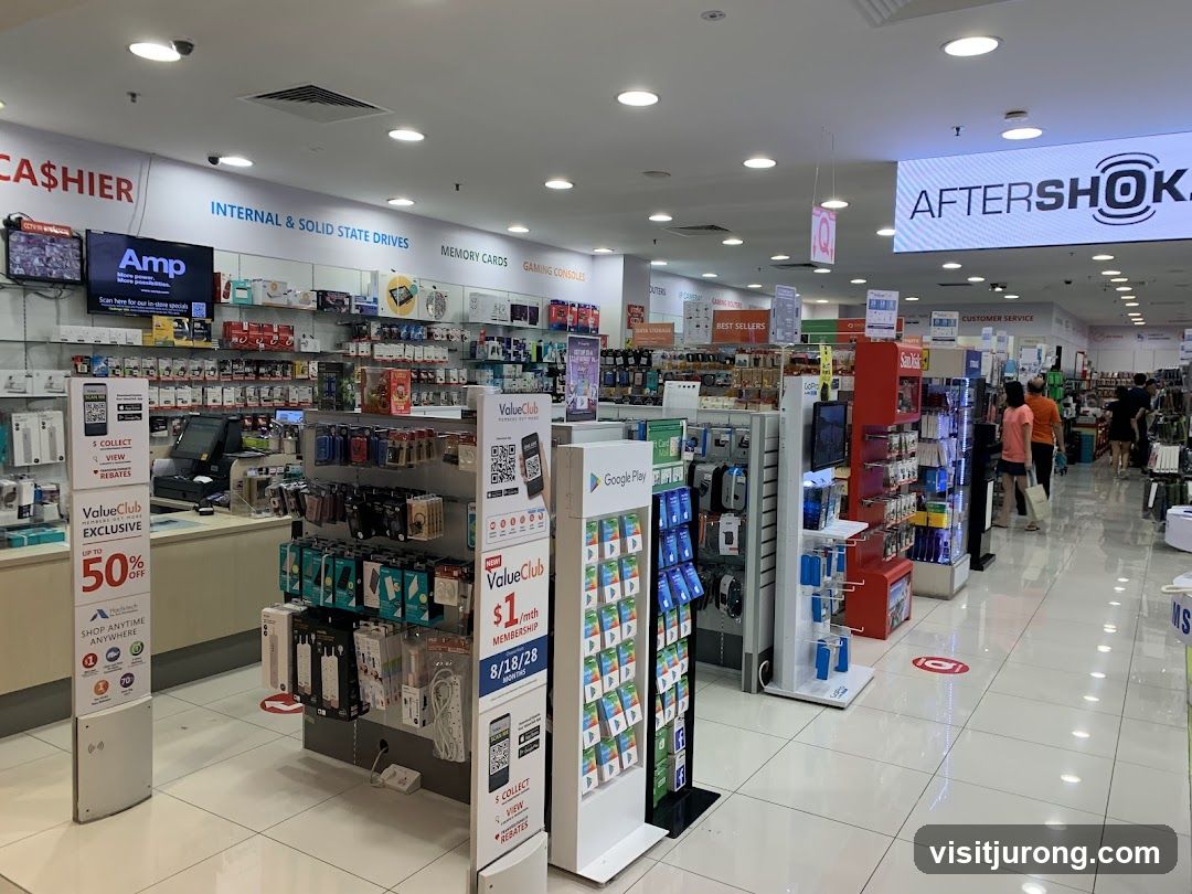 Electronics Store Interior