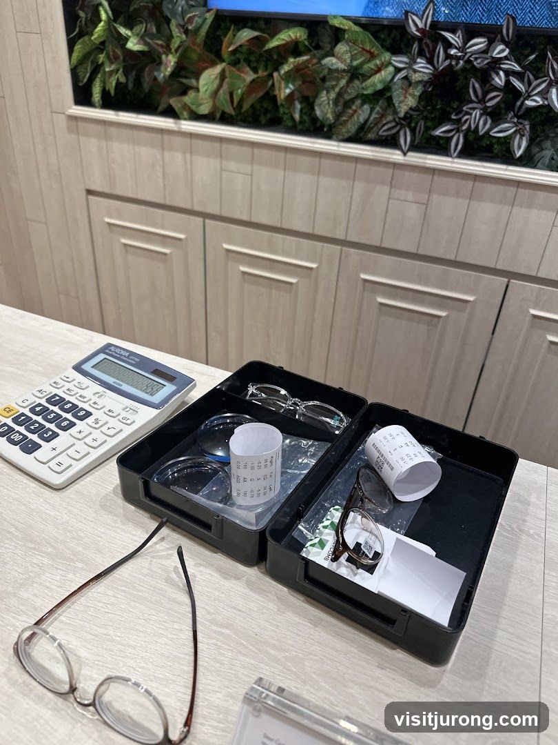 Eyeglass Fitting Station