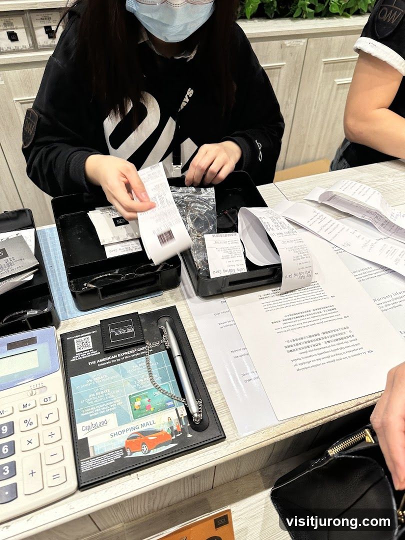 Receipts and Calculator