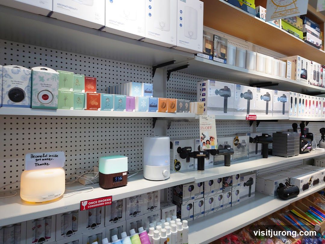 Store Shelves with Products