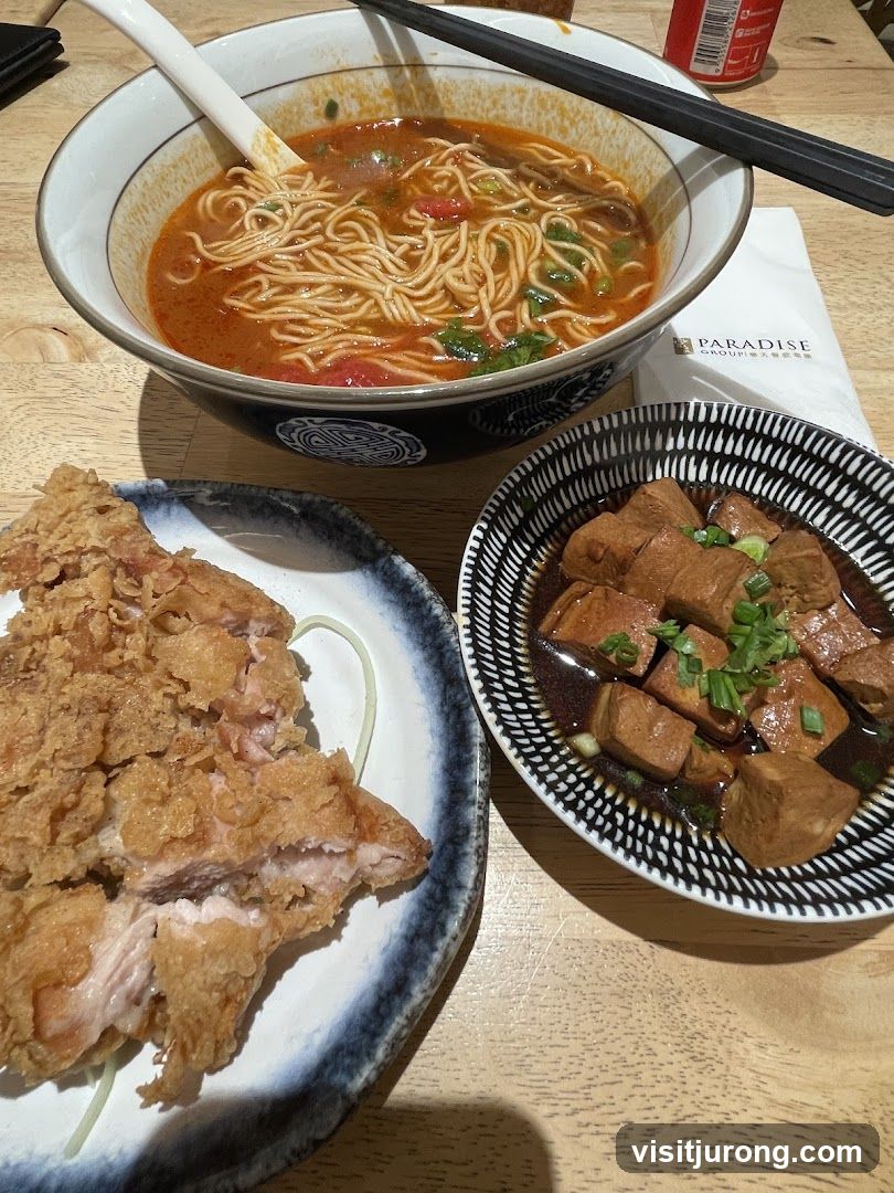 Noodles and Fried Chicken