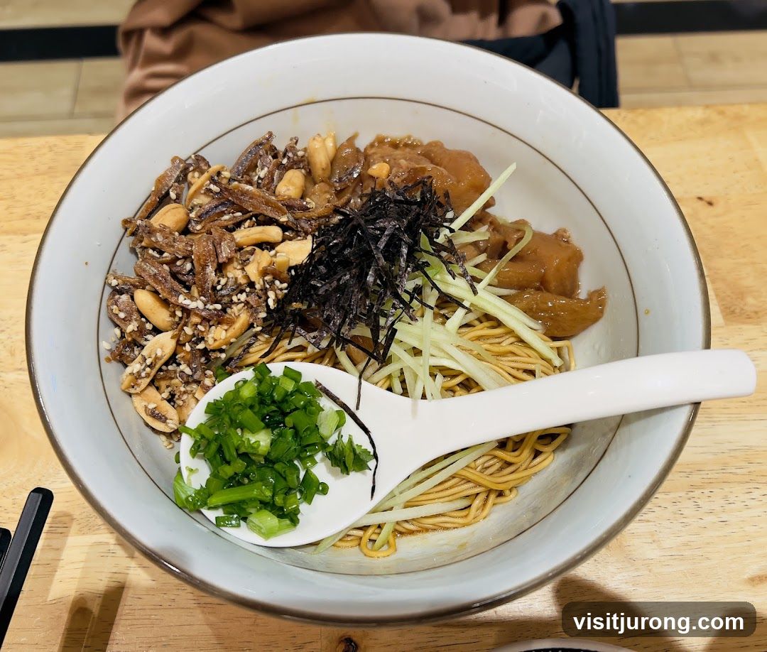 Noodle Dish with Toppings