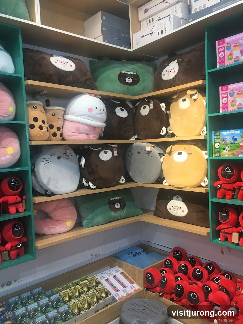 Plush toys and other merchandise