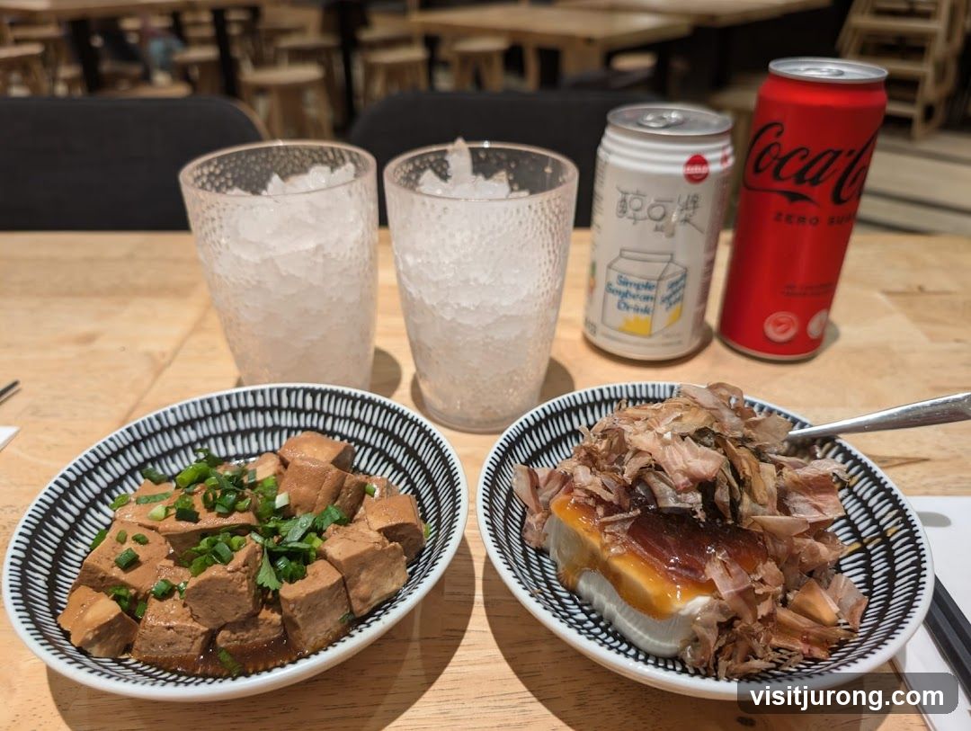 Tofu Dishes with Drinks