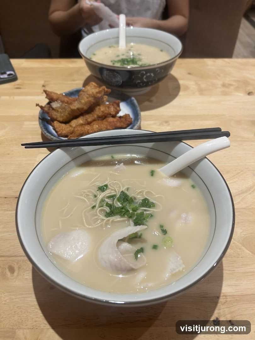 Fish Soup with Fried Appetizer