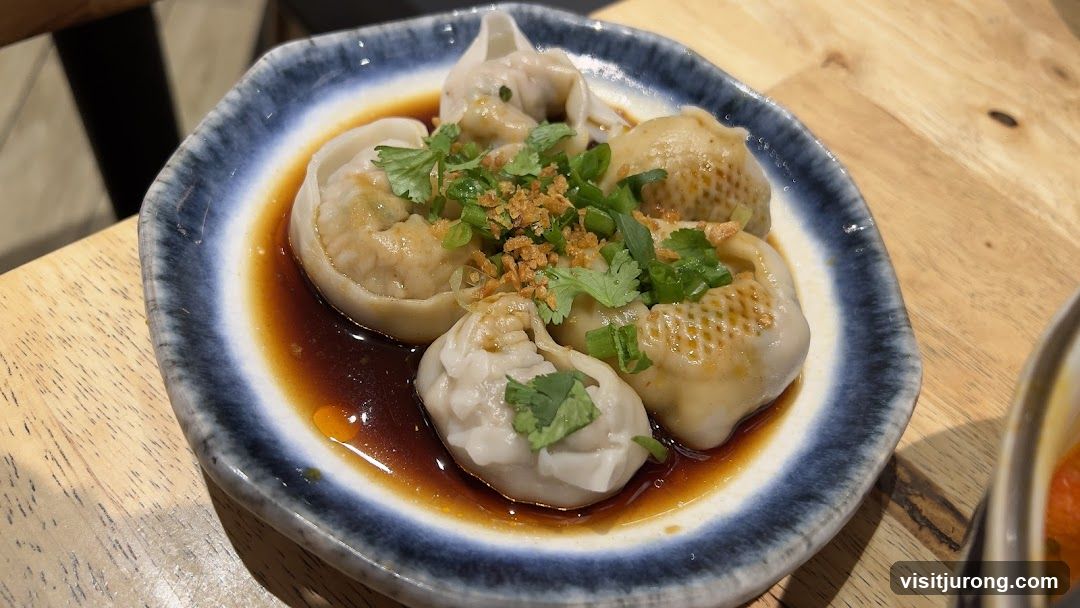 Dumplings in sauce