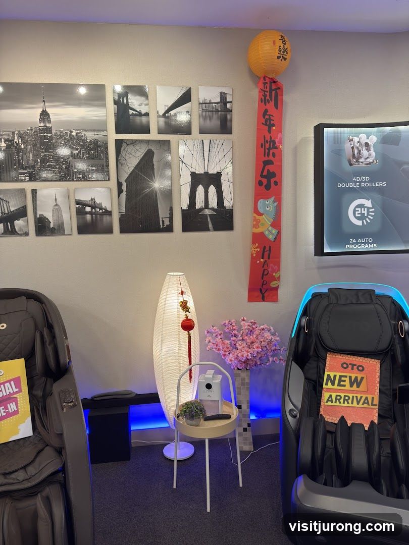 Massage Chairs Display