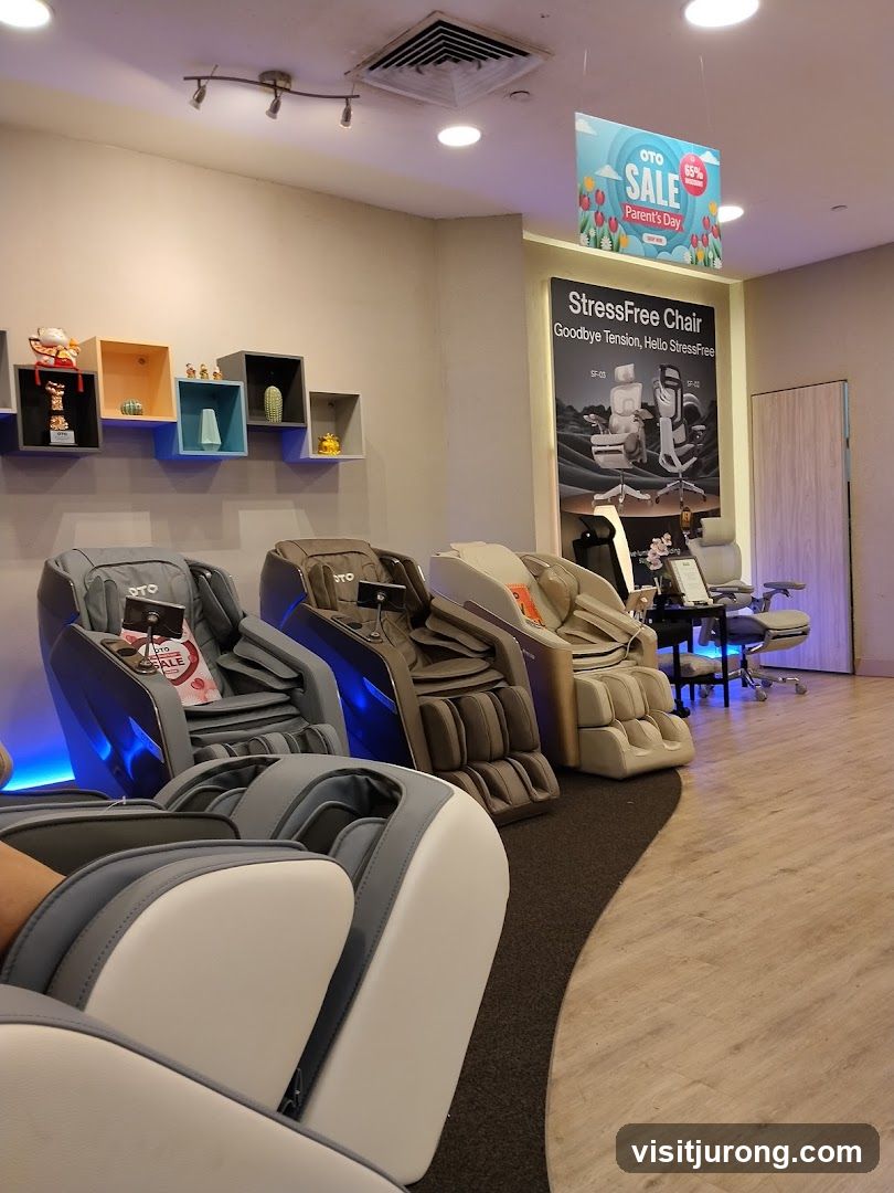 Massage Chairs Display