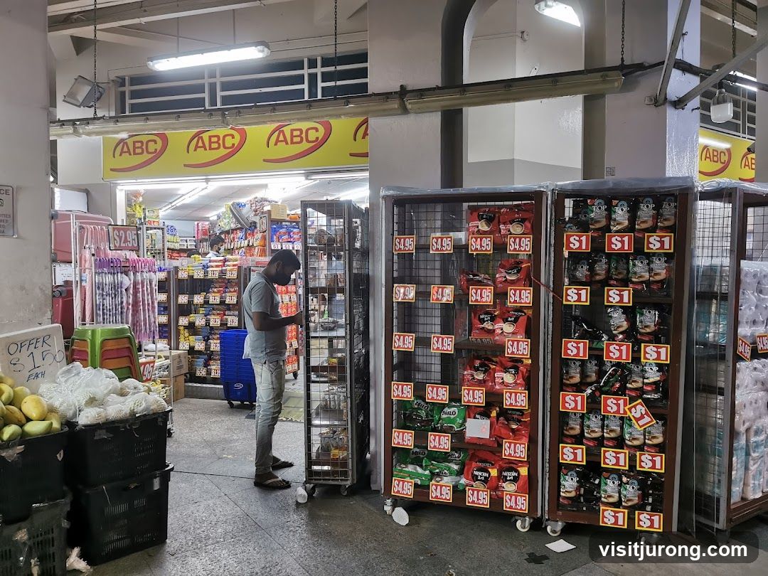 Storefront with promotional displays