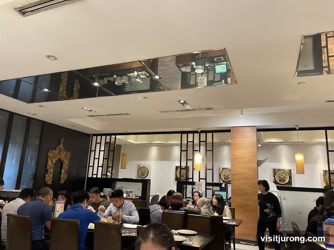Restaurant Interior with Diners
