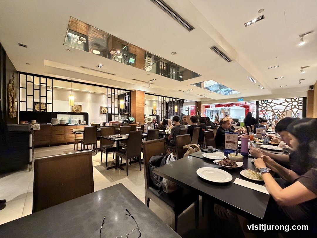 Restaurant Interior with Diners