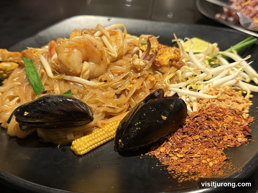Pad Thai with Seafood