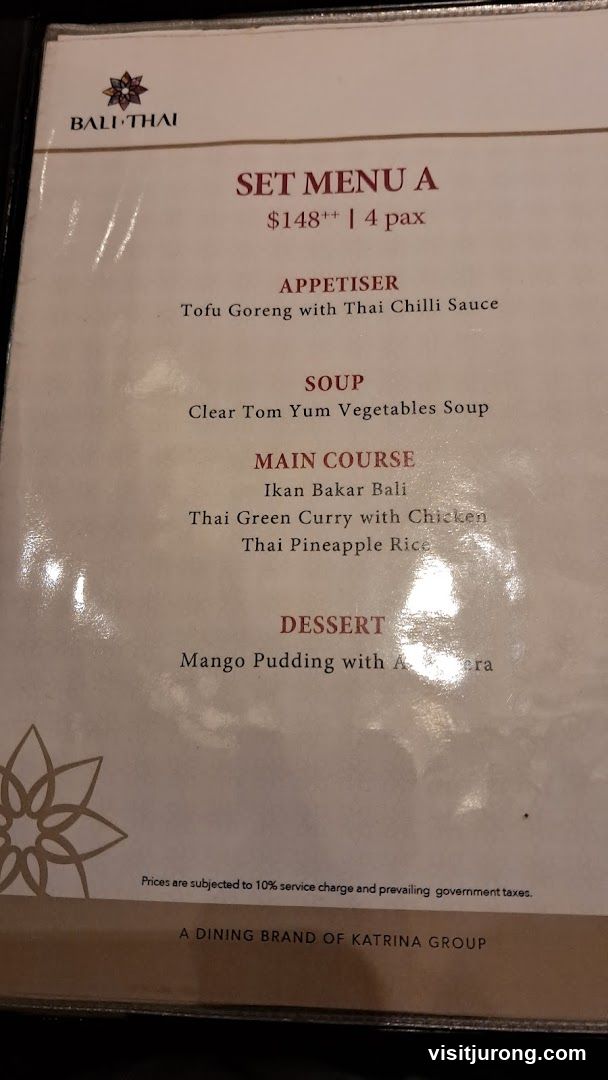 Set Menu A