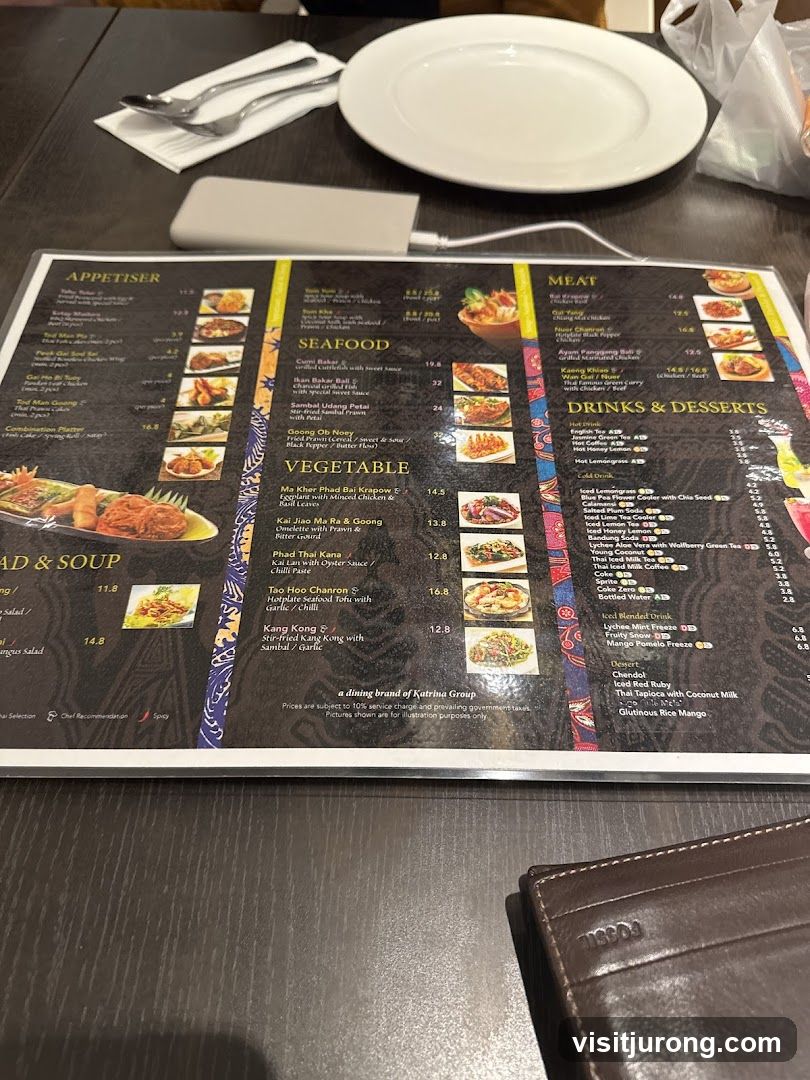 Thai Menu