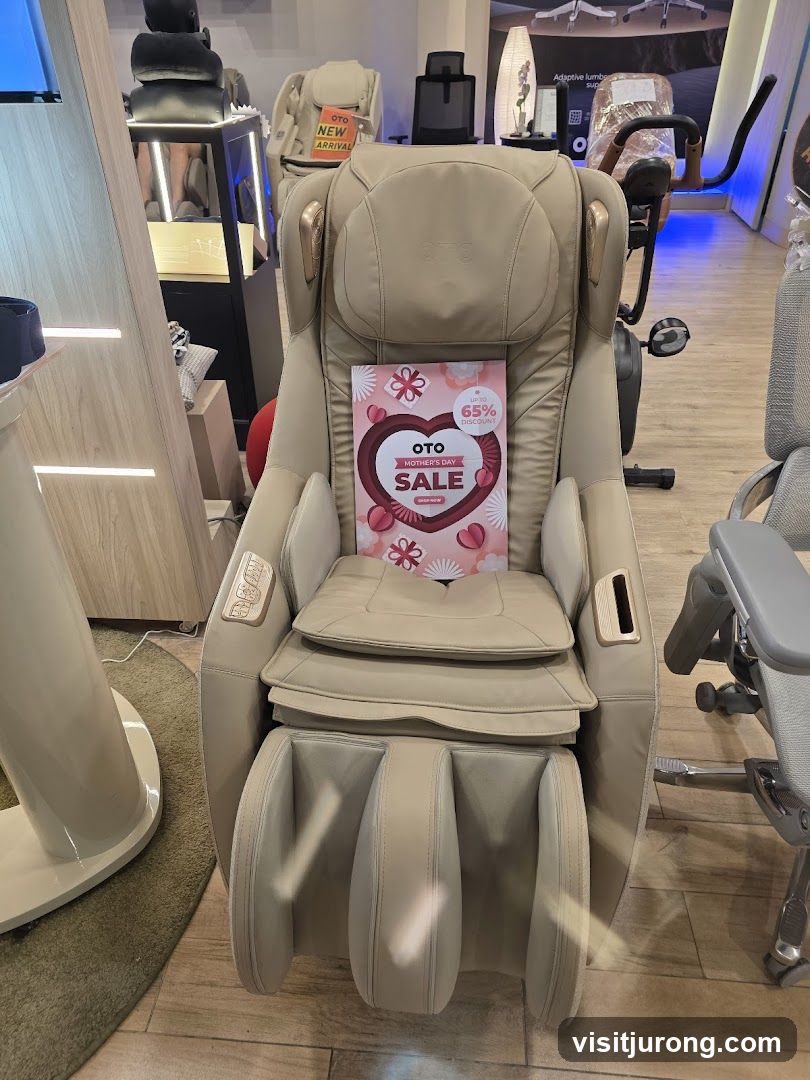 Massage Chair with Mother's Day Sale Poster