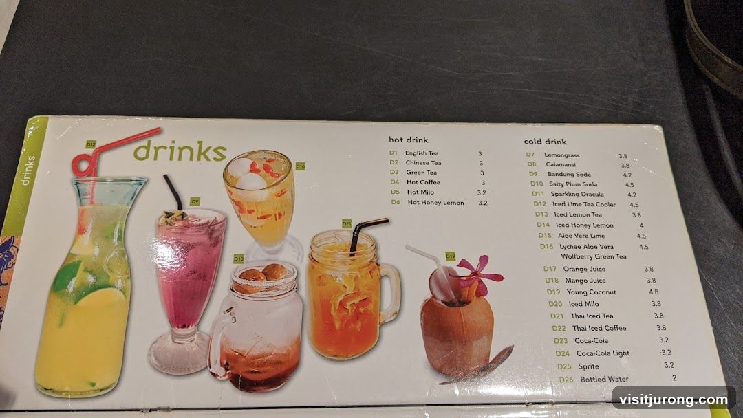 Drinks Menu