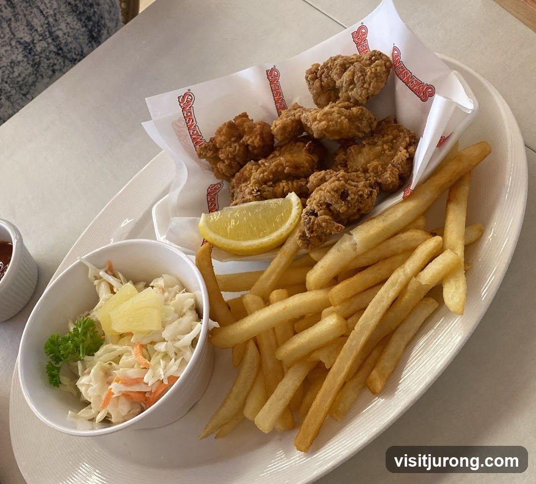 Fried Chicken and Fries