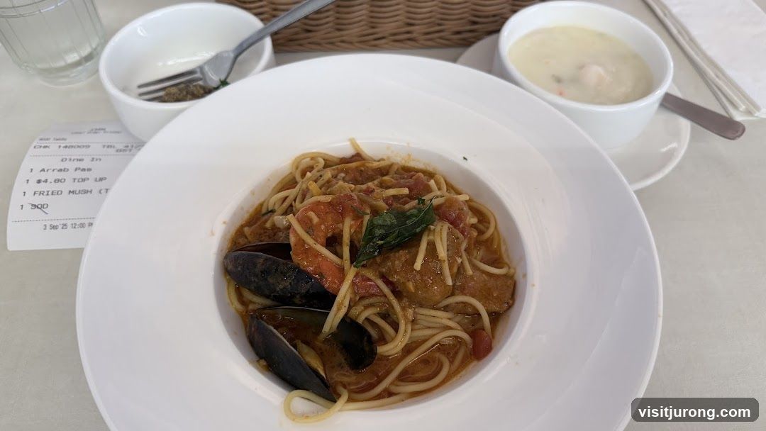 Seafood Pasta and Soup
