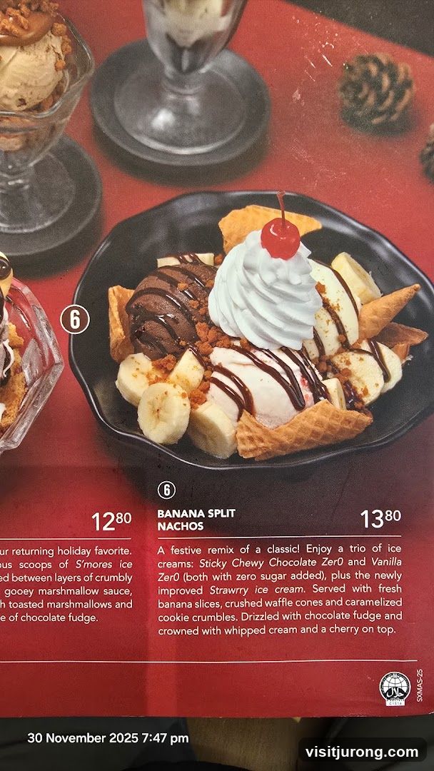 Dessert Menu