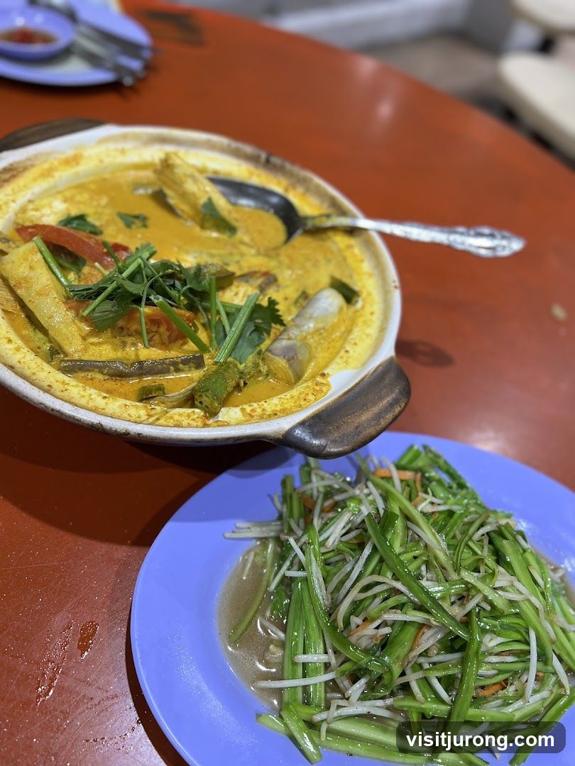 Curry and Stir-fried Vegetables