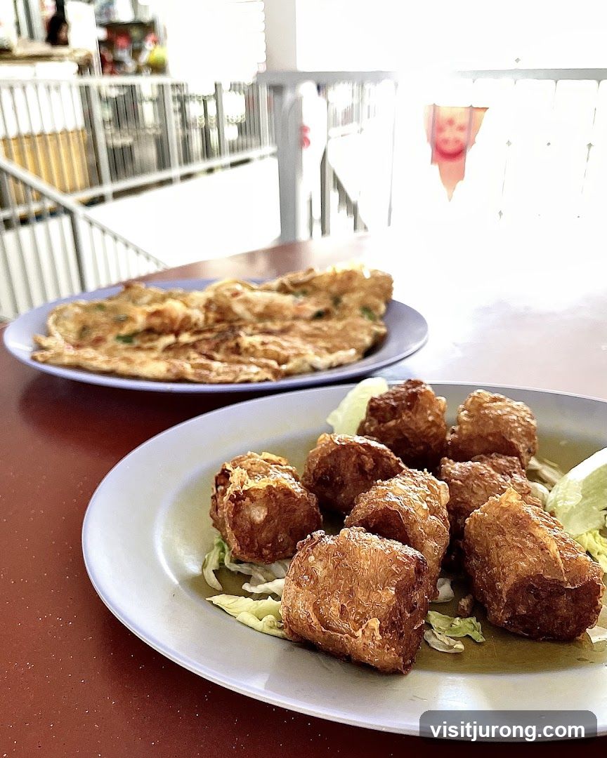 Fried Snacks and Omelette
