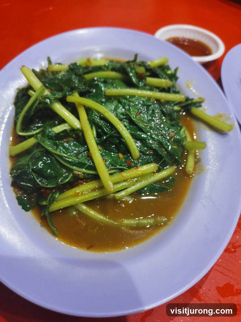 Stir-fried Greens with Sauce