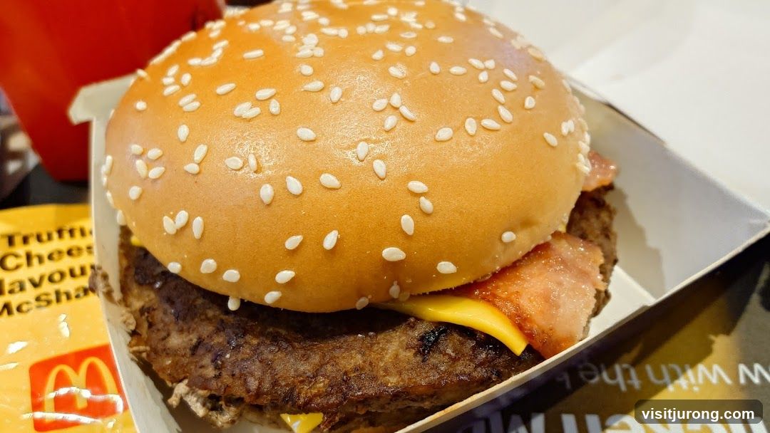 Burger with Bacon and Cheese