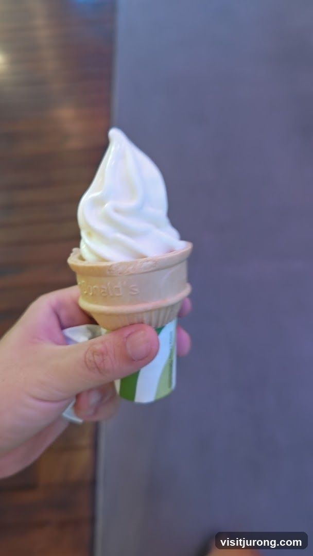 Soft Serve Ice Cream Cone