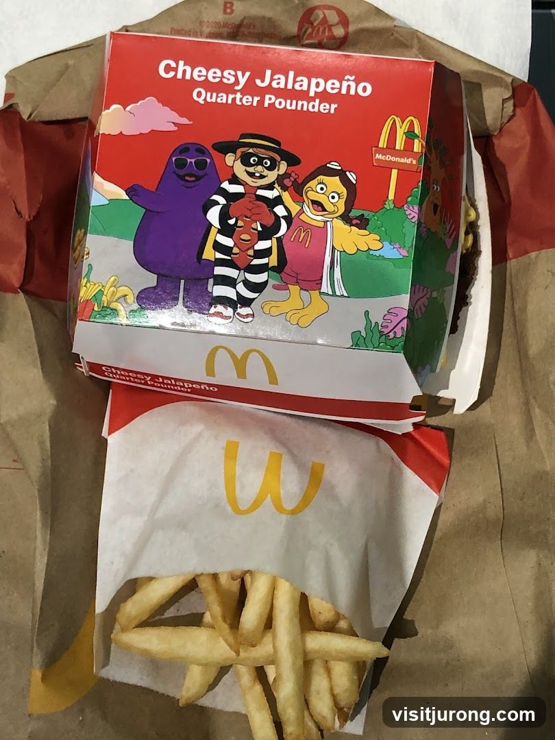 McDonald's Cheesy Jalapeño Quarter Pounder Meal